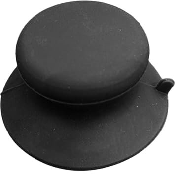 Pomello per coperchio della pentola, manico di ricambio per coperchio della padella, accessorio da cucina a ventosa con presa facile, manopola di ricambio per pentole con design resistente al calore