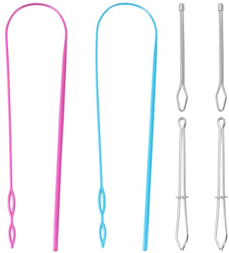 TRKETK Nadelabzieher-Set, Kordelzug-Einfädler, verstellbarer Clip, elastisches Band, Einfädelhilfe, Haushalt, Basteln, Seil, Kordel, Fadenwerkzeug für Jacken, Mäntel, Hosen, Shorts
