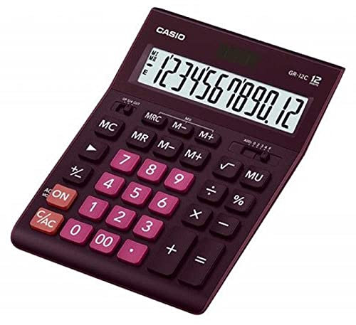 Calculadora Casio GR-12C Morado Plástico