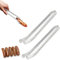 Emafymb Pince à Saucisse BBQ, 2 Pièces Pince Barbecue Roulette, Pince à Retourner les Saucisse, Pince Barbecue Rotative, Pince à Grillade Roulette, Pince Grill up à Tourner les Saucisses