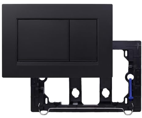 GuiMemi Drückerplatte WC Betätigungsplatte passend für Geberit Sigma30 Vorwandelement für Geberit Spülkasten Sigma20 UP300, UP320, UP700, UP720 Toiletten-Spülkastenfrontplatte, Doppelspülung.