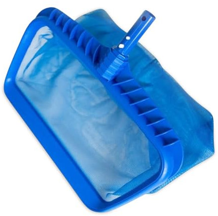 BNGXR Retino per Piscina, Retino Superficie per Piscina, Pool Skimmer Net, Pool Leaf Skimmer Net, Plastic Framed Fine Mesh Net, per Tutte Le aste telescopiche, Blu