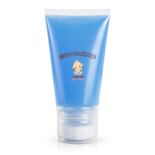 Baby hand och fotavtryck kit från Forever Fun Times | Få hundratals detaljerade tryck med en baby säker bläckdyna | Lätt att rengöra och fungerar med valfritt papper eller kort | Rengör och säkert