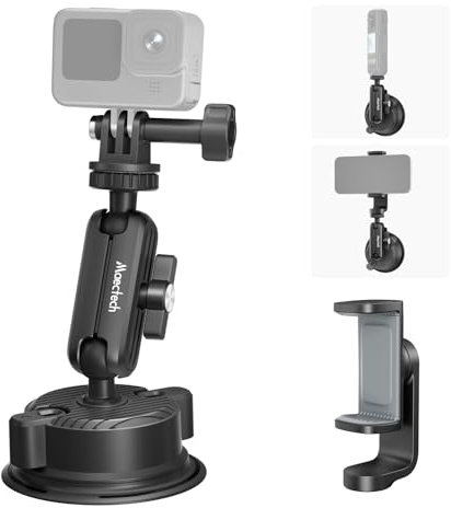 Maectech Supporto Ventosa per GoPro Supporti auto accessori per Insta360