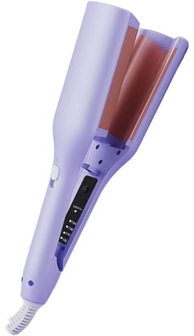 Iron curling vagues françaises 3D | Outil coiffure avec technologie ionique négative | French Curling Wand avec chauffage double face | Ondes cheveux réglables Styling sertiant écoles fer pour maison