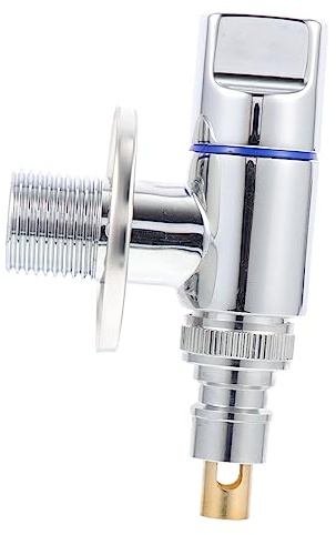 NUOBESTY Valvola Ad Angolo in Acciaio Inossidabile Per Lavatrice Mini Rubinetto Robusto Con Apertura Rapida Valvola Di Arresto Per Acqua Resistenti e Pratica Per Uso Domestico