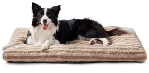 Pawk Panier pour Chien Moyen Taille, Coussin pour Chien Lavable, Lit pour Chiens Doux, Respirant et Antidérapant pour Moyen Chiens et Chats, 75x55x9cm