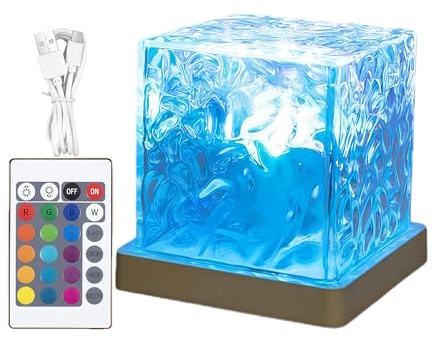 Pomurom Proyector De Auroras Boreales - Estética Dinámica Con 3 Modos - Lámpara LED Proyector Luz Nocturna,para Dormitorio Sala de Estar Baño Guardería Oficina Interior y