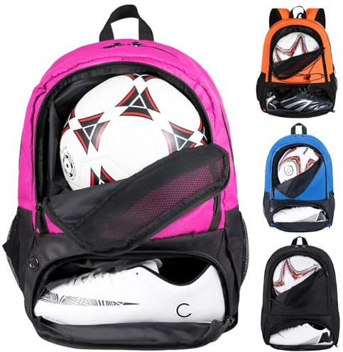 Himal OutdoorsSoccer Bag-Backpack for Soccer,Backpack for Football & Volleyball & Handball,Sports Bag with Separate Cleat