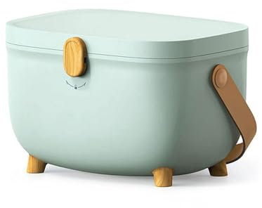 mumisuto Medicine Storage Box, First Aid Double Layers Multi Grid Large Capacity Medical Box Organizer Portable Chest Household Cabinet for Home Office School (Green)