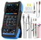 Oscilloscope Multimeter 2 Channel, WapoRich 3 in 1 Handheld Signal Generator Oscilloscope with 10MHz, 50 MSa/s, TRMS 9999 Counts, 7 Signal Waveforms, 32KB Storage Depth, Online Update