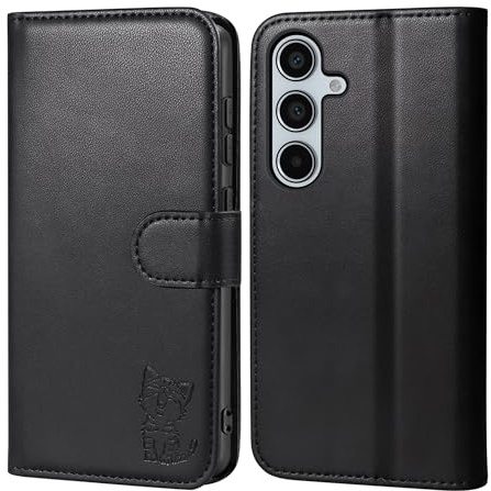 Handyhülle für Samsung Galaxy A55 5G Hülle Leder für Samsung A55 Hülle Klappbar Flip Stoßfeste Leder Wallet Case Cover Schutzhülle für Samsung Galaxy A55 Hülle