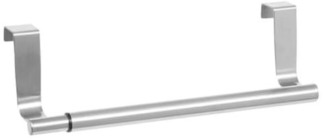 SHOP-STORY - TOWLDER : Porte-Torchons et Serviettes Extensible (25 à 40 cm) à Suspendre en Acier Chromé