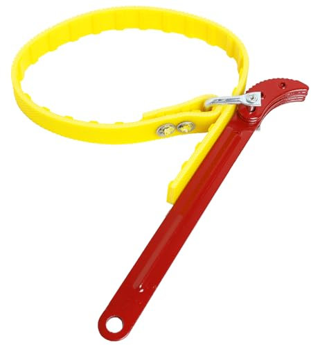 LEIBOCHAO Chiave Filtro Olio Regolabile da 9 Pollici, Strumento per Filtro Olio in Alluminio per Soffioni Doccia per Tubi per Riparazione Idraulica per Riparazione Auto Moto