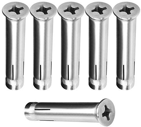 Tasselli per pareti, Bulloni robusti: testa a croce in acciaio inossidabile argento,(M8*70)