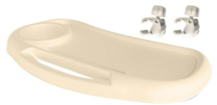 Kids Travel Tably, Snack Tablett für Kinderwagen | Einstellbarer Kinderwagen Organizer mit Tassenhalter,Tragbares Kinderwagenzubehör, Wiederverwendbare Kinderwagenbefestigung für Zuhause