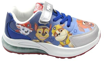 Semelle sportive en PVC avec lumières Pat' Patrouille pour garçons et filles Chaussures officielles, confortables, résistantes – Pour usage quotidien, activités scolaires et loisirs, Paw Patrol, 25 EU