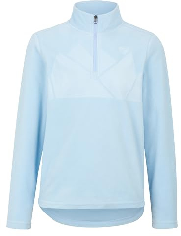 Ziener Kinder JONKI-Z Skipullover, Midlayer, Fleece-Shirt | warm, elastisch, Recycled, Arctic Sky, 176
