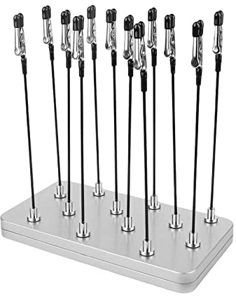 12x Alligator Clip Stick Modeling Tool Airbrush Hobby Craft Spray Paint