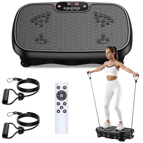 Placa vibratoria para el hogar, placa vibratoria con 120 niveles, 5 modos