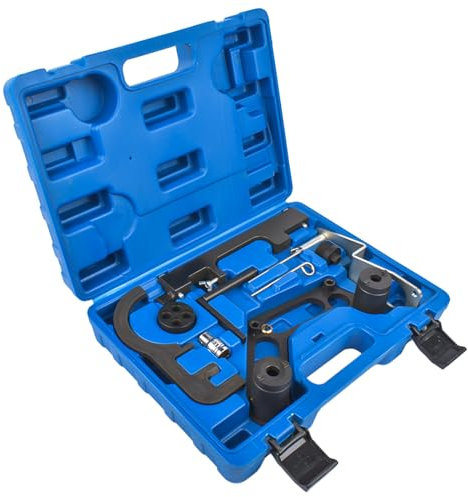 Bisenya Juego de herramientas de ajuste del motor, cadena de distribución, herramienta de bloqueo compatible con 2.0 N47 N47S 2007-2015 E81 E82 E90 E60 E61 F12 X1 X3 X5 X6