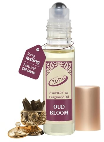 Zoha Oud Bloom - Oud Perfume for Women and Men, Alcohol-Free Clean Perfume Oil, 6ml Roll-On
