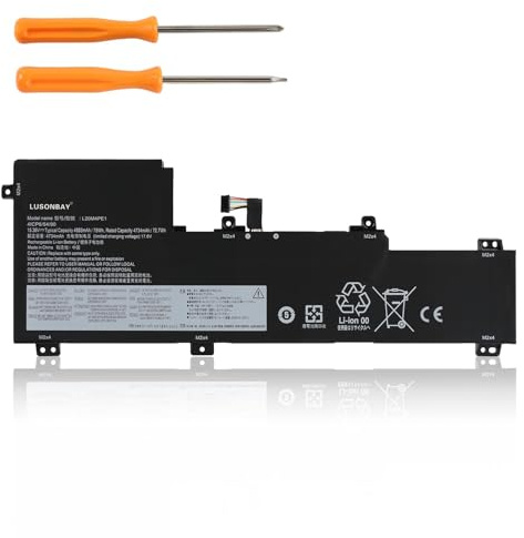 LUSONBAY L20M4PE1 L20C4PE1 L20L4PE1 Laptop Battery Replacemet for Lenovo IdeaPad 5 Pro-16ACH6 Pro-16IHU6 IdeaPad Creator 5-16ACH6 Series SB11B66551 5B11B66552 SB11B66553 15.36V/75Wh