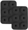 YXHZVON 2 Pezzi Stampo per Ciambelle, Stampi in Silicone Antiaderenti, Stampo per Donuts a 6 Cavità, Stampi Donuts Grandi, Adatto Per Torte, Muffin, Biscotti, Bagel (Nero)