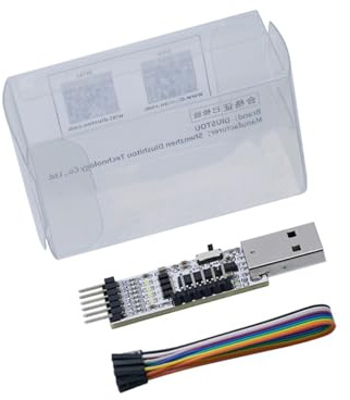 BUBEFSKD Adaptateur TTL USB CH343G avec Protection Contre Les Surtensions/ESD De Vitesse 115 200 BPS Plug-Play pour Les Systèmes Embarqués Module Adaptateur Port Série