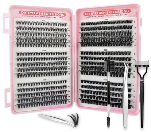 KEYRI 580 Piezas Pestañas Postizas 30-100D Curl Lash Lift Kit