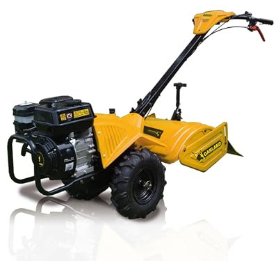 GARLAND CULTIVATOR 741RQG‑V20 | Motocultor de Gasolina 4T 196 cc con Marcha Atrás, Ancho de Trabajo 50 cm, Manillar Regulable, Tiro Ajustable, 4 Grupos de Cuchillas