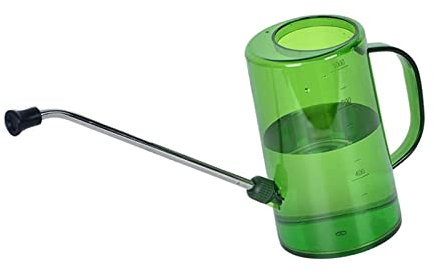 predolo Annaffiatoio con beccuccio Lungo da 1000 ml con Testina Spray Staccabile, Piccolo annaffiatoio per Interni, Giardino, Patio, Prato, Bonsai, Verde