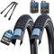 2er Set Schwalbe Reifen Marathon Plus Tour 2022 Smart Guard 28x1,40 Zoll (37-622), 28x1,50 (40-622) oder 28x1,75 (47-622) Schlauch wählbar + Reifenheber (DV-Ventil Schläuche, 28x1,50 Zoll (40-622))