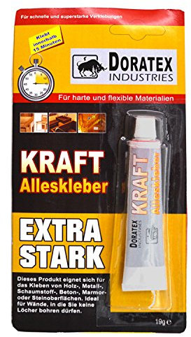 Heimwerker Classics, 20g Kraft Alleskleber Extra stark für harte und flexible Marterialien geeignet (20g Alleskleber)