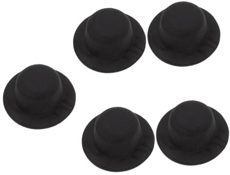 Operitacx 5St Puppenmütze formelle Mini-Hüte Modepuppen Mützen für Männer Motorhaube für Männer kleine hüte für Party dekorative Miniaturhüte Kuchen Baby Wang Yibo schmücken