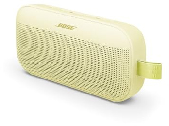Bose SoundLink Flex Portable Bluetooth Speaker (2nd Gen), Small Portable Wireless Outdoor Speaker with Hi-Fi Audio, Up to 12 Hrs Battery Life, Waterproof and Dustproof, Citrus Yellow - Limited Edition