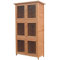 Kaninchenstall/Kleintierhaus/Hasenstall/Kleintierkäfig aus Holz, Witterungsbeständig, 6 Boxen, 102 x 48 x 180 cm, Einfacher Zusammenbau