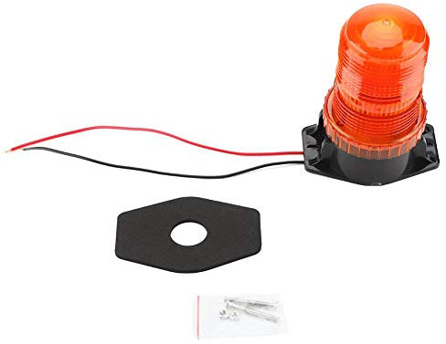 Luz estroboscópica de emergencia para carretilla elevadora con bombilla giratoria intermitente, luz de advertencia de carretilla elevadora con 30 LED, con accesorio para niebla, lluvia,