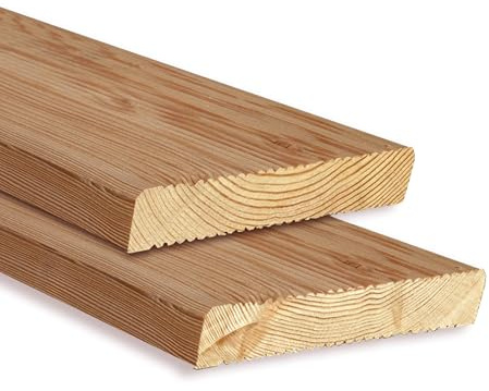 Gartenwelt Riegelsberger Terrassendiele Lärche Natur 27x142 mm 190 cm