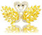 Blume Band Brosche, Vintage elegante einzigartige Kristall Brosche, Mode Strass Brosche, Pin Abzeichen, Zubehör Schmuck Geschenke, Strass Kno