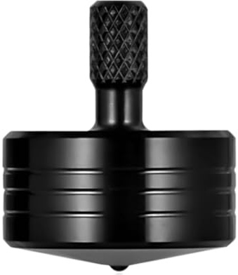 Toupie de précision en métal, équilibre Parfait, Temps de Rotation Long dépassant Facilement 10 Minutes, Jouets de Table EDC Portables (Noir Style 4)