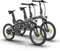 A Dece Oasis ADO E-Bike 2 × Air 20S E-Fahrrad Faltbar, klapprad Riemenantrieb,City Bike, 1 Gang, Hintermotor, ebike Damen/Herren,StVZO,ADO Smart APP,3,5-Zoll-IPS-Display (Gray)