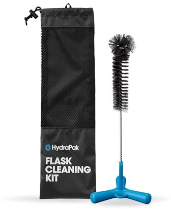 Kit de Nettoyage de flasque - Brosse et égouttoir - sans BPA ni PVC - pour Nettoyer gourdes, flasques SoftFlask, Mugs à café et Bien Plus Encore