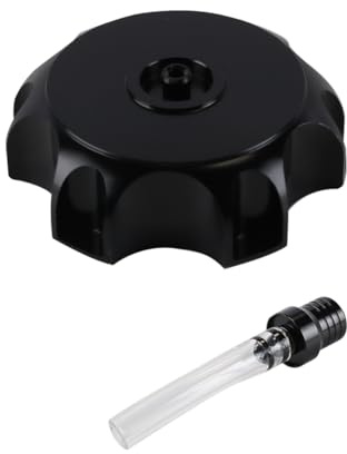Laroal Bränsletanklock Motorcykel CNC Aluminium Bensin Tanklock för förbättrad prestanda och hållbarhet Svart