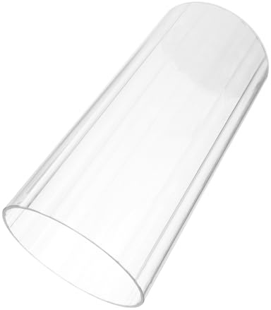 VALICLUD Florero Transparente Cilíndrico Irrompible para Decoración Moderna Jarrón Hidropónico Minimalista Centro de Mesa Elegante para Bodas y Hogar Altura