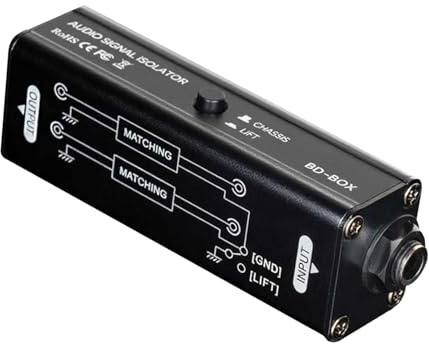 EIMSOAH 6,35 Mm Markslinga Brusfilter Justerbart Jordningslägen Automotive Integration Professionell Ljudkvalitet