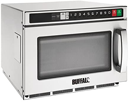 Buffalo 1800W Commercial Microwave Oven 17Ltr, Stainless Steel, 17 Litre