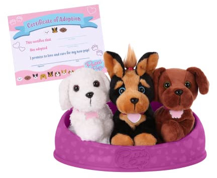 Pucci Pups - Adopt-A-Pup - Spielzeughund - Plüschtier - Plüsch Hund - Spielzeug-Welpen - 2 Jahre +