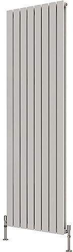 Radbliss Vertical Flat Panel Design Radiator 1800x544mm White Double Tall RAD Central Heating