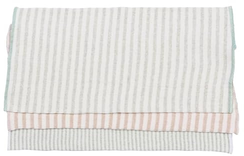 VICASKY Lot de 3 Bandes de Ventre pour Bébé en Coton Rayé, Ceinture Abdominale Légère à Couche Unique pour Soin du Cordon Ombilical, Sécuritaire et Confortable pour Couleur Aléatoire